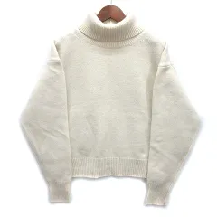 【美品】atelier naruse　ウールニットプルオーバー　サイズF 定価2.3万】アトリエナルセ atelier naruse *ウールボーダー