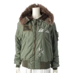 ヒステリックグラマー　MA-1ジャケット オリーブ リバーシブル 1030014246940035_01_3681w.jpeg