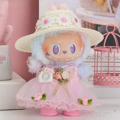 猫耳メイド服 17cm Labubu ラブブ 1・2・3代 通用 17cm