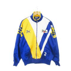 PUMA - PUMA 90&#39;s トラックジャケット ジャージ 清水エスパルス XO 青 PUMA - PUMA 90's トラックジャケット ジャージ 清水エスパルス