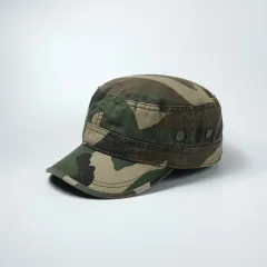 ヴィンテージ カモフラージュ ワークキャップ 帽子