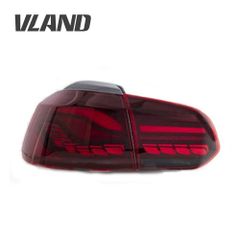 VLAND ゴルフ6 流れるウインカー LED テールランプ シーケンシャル オープニングモーション付 フォルクスワーゲン GTI TSI