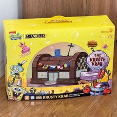 新品未開封　スポンジボブ カニカーニ/カーニーバーガーハウス　ブロック