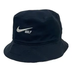未使用品 ナイキ NIKE バケットハット F(57-59cm) L/XL 黒＆グレー系花柄 ブラック リバーシブル
