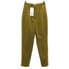 未使用 ZARA ザラ ハイウエスト テーパードパンツ XS オリーブ タグ付き レディース 古着