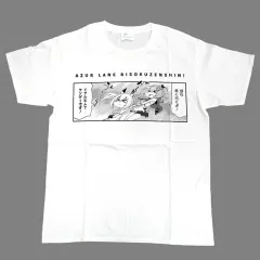 【中古】衣類 綾波＆ジャベリン Tシャツ(原作柄) ホワイト Lサイズ 「アズールレーン びそくぜんしんっ!」