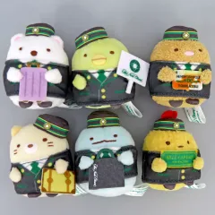 【中古】ぬいぐるみ 6体セット(ホテルマン) てのりぬいぐるみ 「ホテルニューオータニ×すみっコぐらし」 宿泊者限定ノベルティ