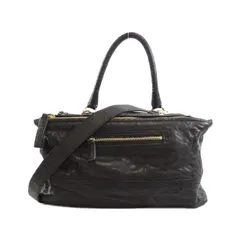 【美品】ジバンシー パンドラ ラージ シワ加工 ブラウン ハンドバッグ 2way 10594070-01.jpg