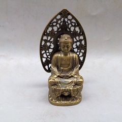 タイ 誕生日ブッダ 降魔印 ブッダ ミニ仏像 金属製 守護仏 - メルカリ