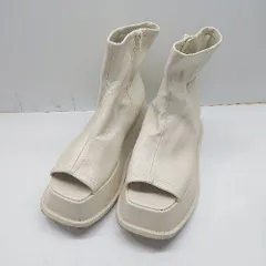 ■ JEANASIS ジーナシス ショート丈 ブーツサンダル サイズ表記なし ベージュ レディース E  【1405140037128】