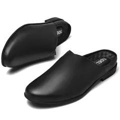 【新着商品】通気性 社内履き かかとなし ドクターサンダル ビジネスシューズ スリッポン ドクターシューズ 革靴 オフィス オフィスサンダル スリッパ 事務所 サンダル ビジネス メンズ ビジネスサンダル [TIDELION]
