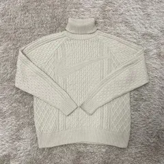NIKE AS M NL CABLE KNIT TURTLENECK CARGO KHAKI 23HO-I