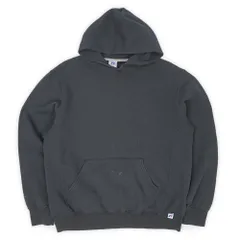 ラッセル RUSSELL 00s 2000年代 Y2K リバースウィーブタイプ スウェットパーカー フーディー ブランク 無地 BLACK USA アメリカ ヴィンテージ 古着 メンズ パーカー ブラック / 黒 L【中古】