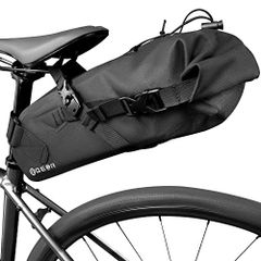 (ギアトル) サドルバッグ 見た目以上 大容量 5L 1泊ツーリングに最適 ロードバイク 自転車 バッグ 防水