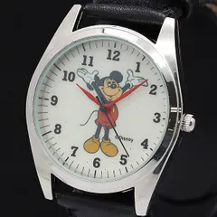  稼働 良品 ディズニー QZ キャラクター文字盤 ミッキーマウス メンズ 腕時計 2000000 NSK SMZ
