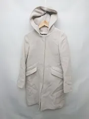 ■ ◎ UNITED ARROWS ユナイテッドアローズ グリーン 2WAY 秋冬 長袖 コート サイズ38 グレー系 レディース P  【1403110019860】