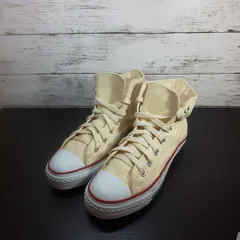 CONVERSE ALL  STAR HI CUT SNEAKER コンバース オールスター ハイカット 黄なり アイボリー 23cm 1605 L07476
