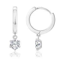 KRKC&CO フープピアス レディース シルバーピアス 一粒ジルコニア 幅15mm リングぴあす 両耳 ドロップピアス 金属アレルギー対応 14金メッキ 2サイズ CZダイヤ ラウンドフープ 揺れる シンプル 男女兼用