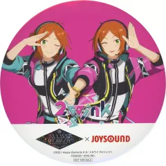 【中古】バッジ・ビンズ 2wink オリジナルBIG缶バッジ 「あんさんぶるスターズ!! DREAM LIVE 7th Tour -Allied Worlds-×JOYSOUND みるハコ キャンペーン」 当選品
