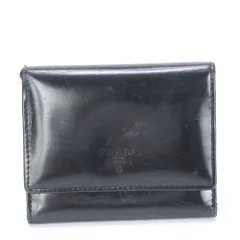 良品　PRADA プラダ　ロゴ型押し　ブラック　レザー　マネークリップ　折り財布 楽天市場】プラダ PRADA マネークリップ ブラック メンズ 2mn077