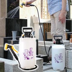 ポンプ式水圧クリーナー 屋外 洗浄 水タンク 水道がない場所