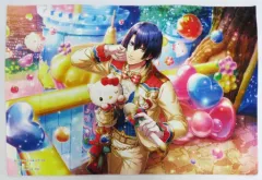 【中古】タオル・手ぬぐい ハローキティ＆聖川真斗 大判バスタオル 幸福を繋ぐ聖らかな歌 アナザーショットVer. 「サンリオキャラクターズ×うたの☆プリンスさまっ♪ Shining Live」 ブロッコリーガールズショップ 2023春 in マルイグッズ