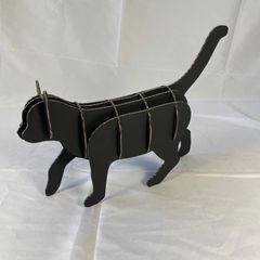 ダンボール工作キット　黒猫C2