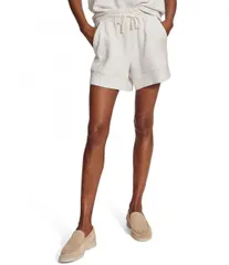 【送料無料】 バーレイ レディース ハーフパンツ・ショーツ ボトムス Atrium Double Soft High Rise Drawstring Tie Waist Pull-On Shorts Ivory Marl