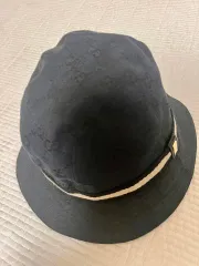 美品 ビンテージ レア グッチ バケットハット 黒 レザー リボン ブラック S 2025年最新】GUCCI レディース ハットの人気アイテム - メルカリ