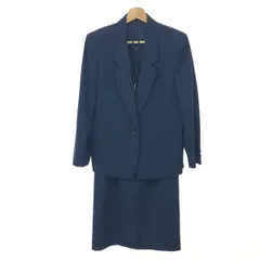Burberry's バーバリーズ セットアップ/スーツ サイズ:9AR ジャケット＆タイトスカート/ヴィンテージ/金プレート    ネイビー レディース / 240001163589