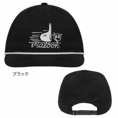 【新品未使用品】albon Golf キャップ M-9226 Punch Shot Cotton Twill Rope Hat メンズ ゴルフキャップ 帽子 マルボン ブラック USモデル（葛西店）