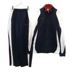 NIKE ナイキ トレーニング ジャージジャケット 上下 セットアップ S ネイビー DRI-FIT メンズ 古着
