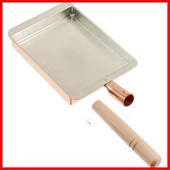 銅製卵焼き器 木製ハンドル付き - メルカリ