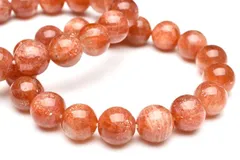 AA+ マイカサンストーン 6mm ブレスレット 1個売り パワーストーン 天然石 _RB27-6