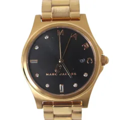Marc Jacobs マークジェイコブス ヘンリー メンズ腕時計 ブロンズゴールド×ブラック MJ3600 箱、説明書、コマ NT ABランクのサムネイル