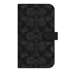 COACH iPhone SE/8/7手帳型ケース ブラック - メルカリ