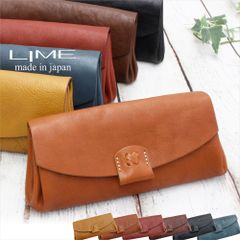長財布 レディース 本革 大容量 女性 シンプル lime 8011 キャメル