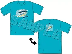 【中古】Tシャツ(キャラクター) 集合(サーフ松) Tシャツ ブルー Sサイズ 「おそ松さん」