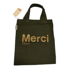【新品未使用】Merci Parisメルシー トートバッグ 刺繍入り ⭐︎紙袋付き Merci Paris 正規品 新品 未使用 メルシー トートバッグ - メルカリ