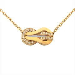 美品 フレッド FRED シャンス アンフィニ ネックレス ミディアム ”Chance Infinie” ダイヤモンド Au750 K18PG ペンダント アクセサリー ジュエリー 42cm ピンクゴールド レディースのサムネイル