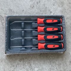 スナップオン ミニアウル フック ピック 4本セット ソフトグリップ オレンジ  SGASA204CO