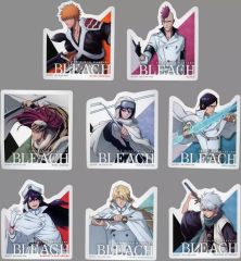 [중고] 스티커 스티커 상반신 디자인 스티커 세트(8장 세트) [이치반 복권 BLEACH-블리치- Stirring Souls vol.1] H상