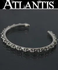 Chromehearts クロムハーツ 正規品　クロスバングル　シルバー925 CHROME HEARTS クロムハーツ（原本無） BANGLE CROSS クロス