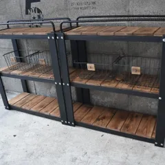 ☆送料込み☆ボトルラック 即購入OK 男前 アイアン家具 アイアンラック