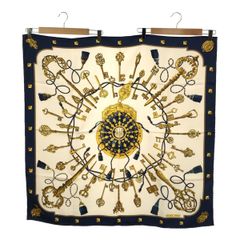 エルメス カレ90 LES CLES 鍵 スカーフ シルク ネイビー Amazon | [エルメス] カレ90 LES CLES 鍵柄 カレ90 スカーフ