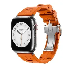 【Hermes★大人気カラー】キリム ディプロイアントバックル42 mm Apple Watch Hermès シンプルトゥール 《キリム》 ディプロイ
