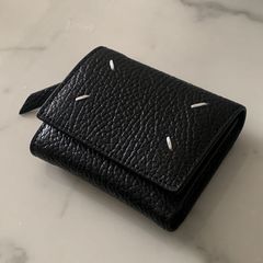 [新品]Maison Margiela メゾンマルジェラ 三つ折り財布 ブラック
