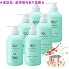 NOV ノブ ヘアシャンプーDS ＆ ヘアコンディショナーD 各500mL 3個セット プレゼント付