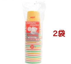 サンナップ ストロングカップ カラーアソート 250ml(20コ入x2コセット)