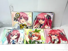 きゃらっとくじ 五等分の花嫁 LIVE マフラータオル 5枚セット F?J賞中野一花 二乃 三玖 四葉 五月 10/1